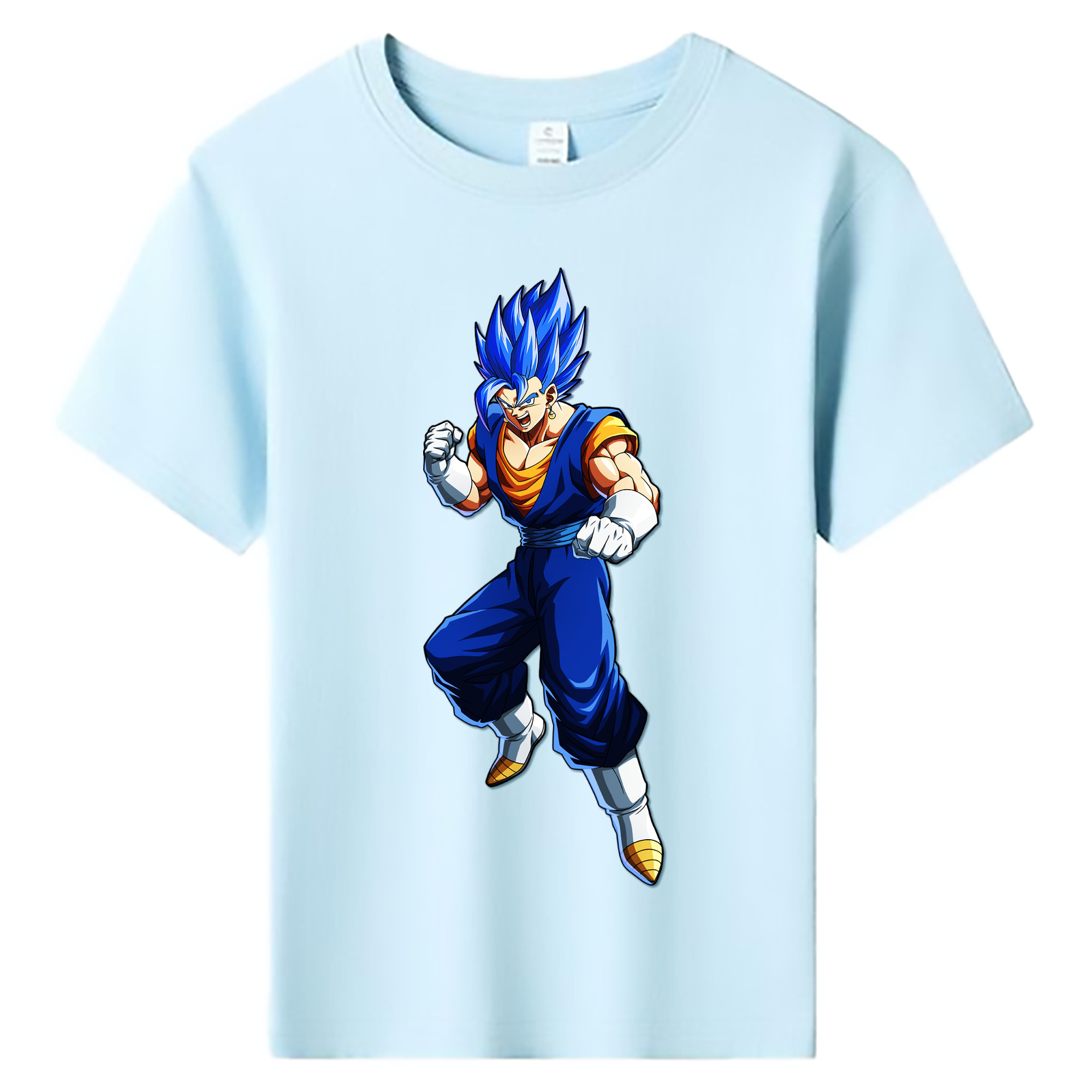 （画像用） ドラゴンボール ベジット DRAGON BALL Vegetto 綿100％キッズTシャツ（フロントプリント）